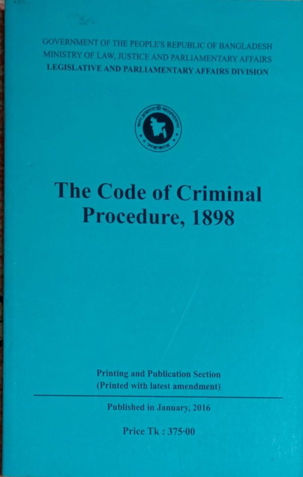 The code of criminal procedure 1898 - Image 1